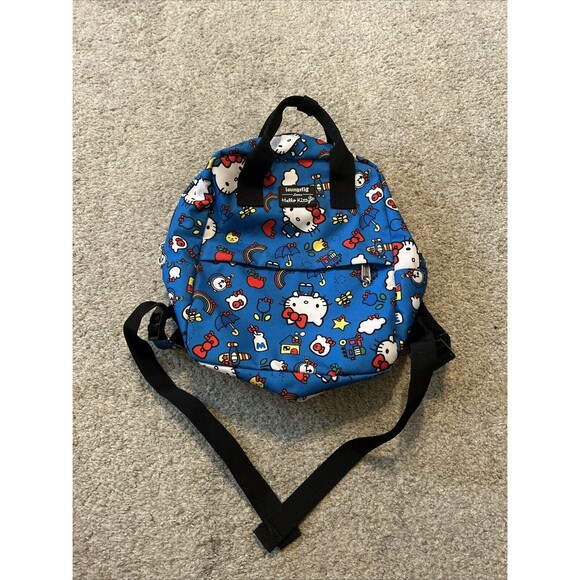 Hello Kitty X Loungefly 45th Anniversary Limited Edition Blue Mini Backpack 2019 - Picture 1 of 8